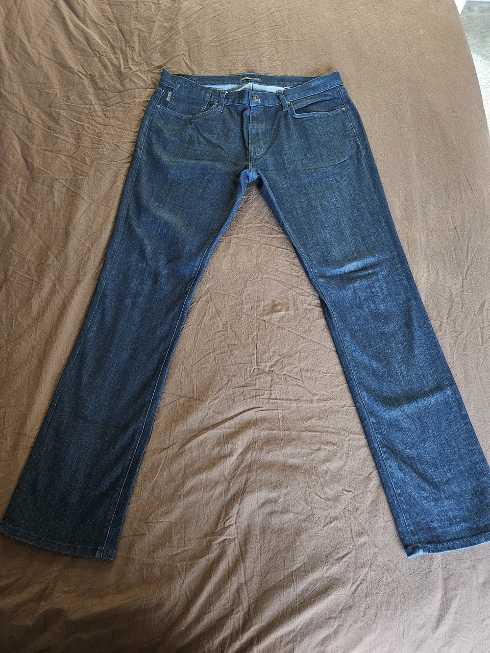 John Varvatos USA Men's Jeans 36 Dark Wash Stretch Denim